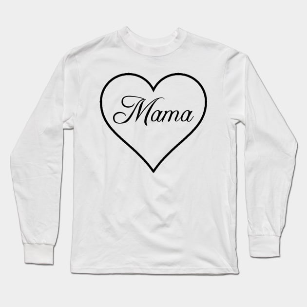 Mama Love Long Sleeve T-Shirt by ijsw